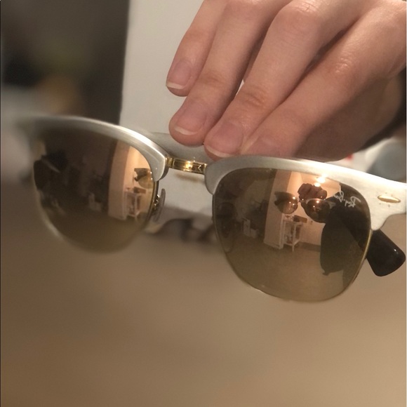 Ray Ban Sunglasses: Copper Lenses